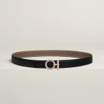 Flot belt buckle & Reversible leather strap 24 mm - Image 2